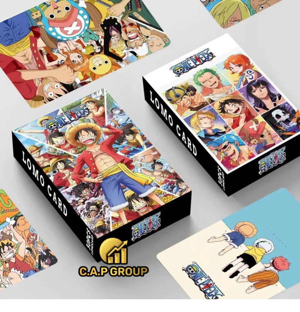 Chào mừng bạn đến với thế giới One Piece Lomo! Sẽ là một trải nghiệm thú vị khi chiêm ngưỡng những hình ảnh đậm chất hải tặc, được cắt ghép tinh tế trong bộ sưu tập thẻ bài One Piece Lomo.