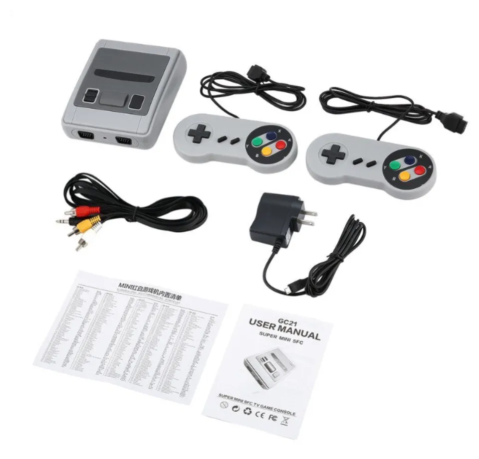 Máy chơi game 2 người chơi only one- HD GAME 620 game, kết nối TV, đồ họa  3D phiên bản SNES Mini SFC Retro Game cầm tay 4 nút cao cấp- BẢO