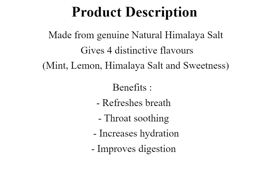 HIMALAYA SALT SPORTS CANDY-EXTRA COOL LEMON 1 BOX 12x15g (144 Units Per  Carton)