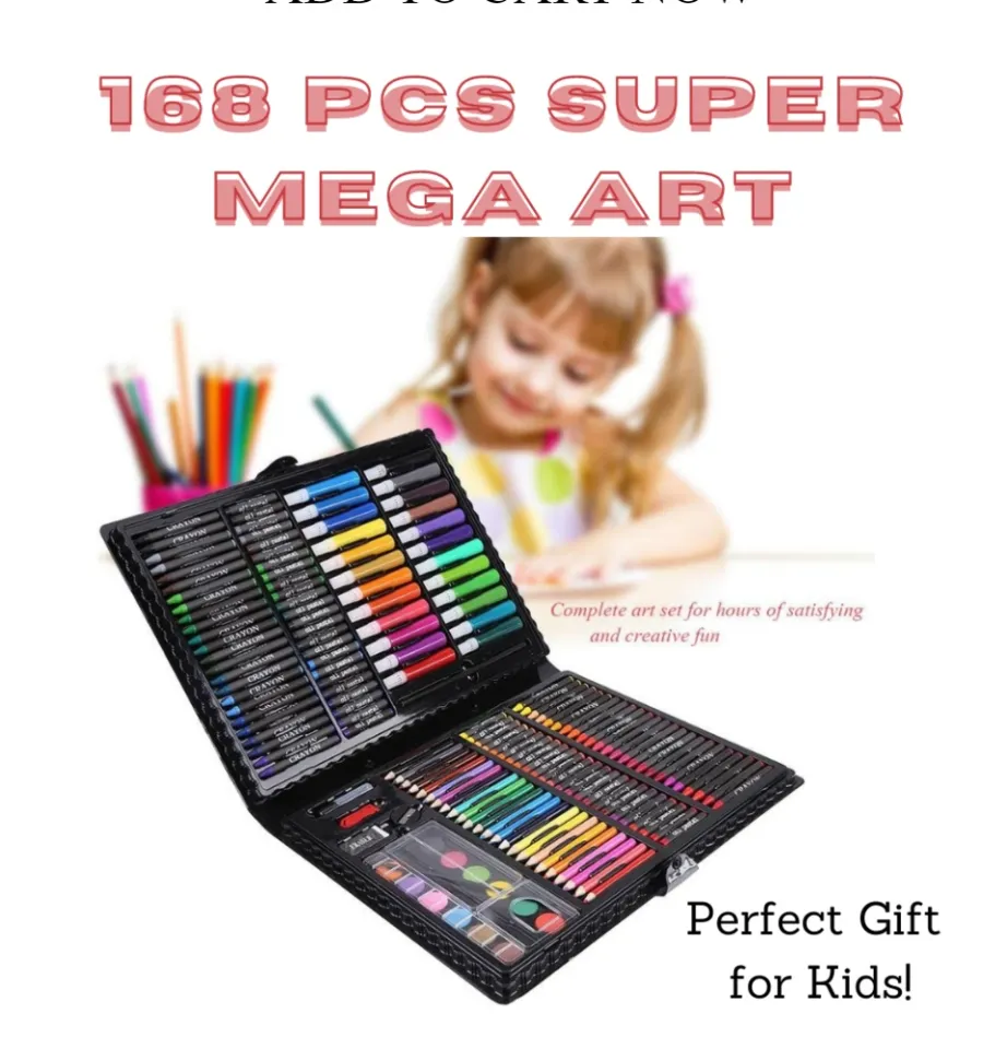 Shop GENERIC Tinweety Super Mega Art Set for Kids - 168 Pcs