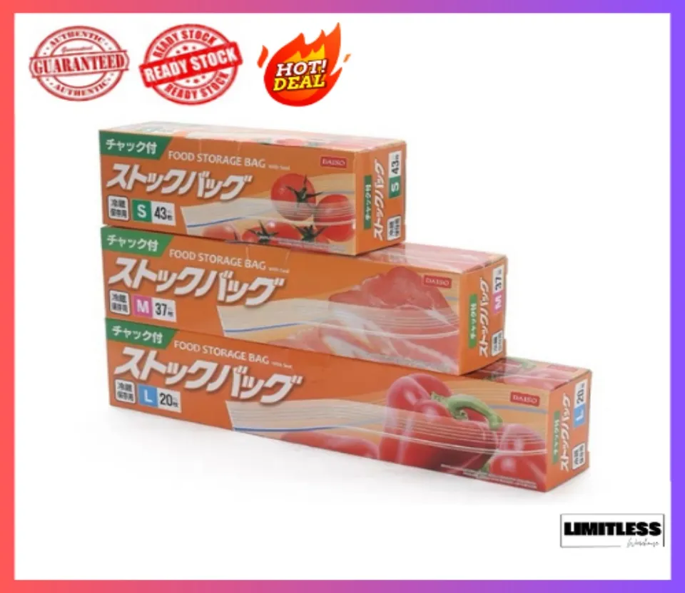 Daiso Food Storage Bags