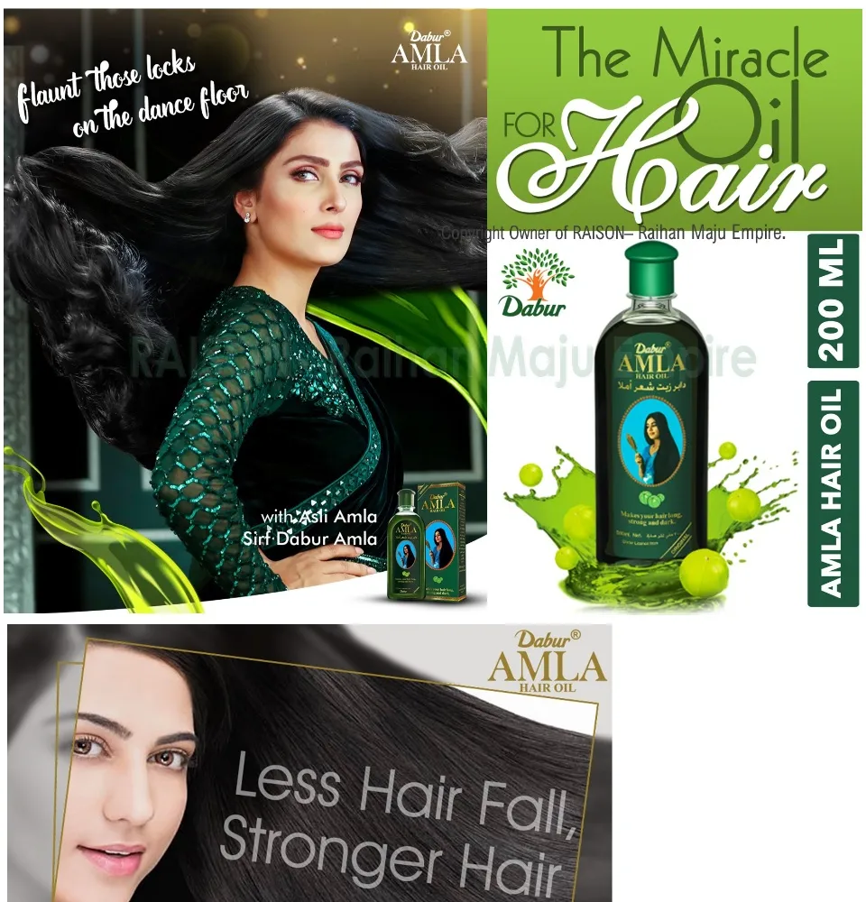 Dabur Amla Hair Oil 200ml-Makes You Hair Long Strong and dark | Lazada