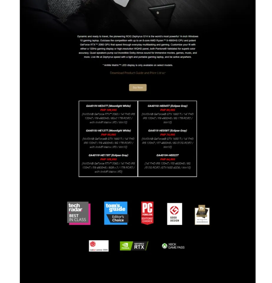 Game One - Asus ROG Zephyrus M16 GU604VZ-NM049WS 16” QHD+ Intel Core™  i9-13900H | NVIDIA GeForce RTX™ 4080 | 32GB DDR5 | 2TB SSD [Off Black Anime  Matrix] - Game One PH