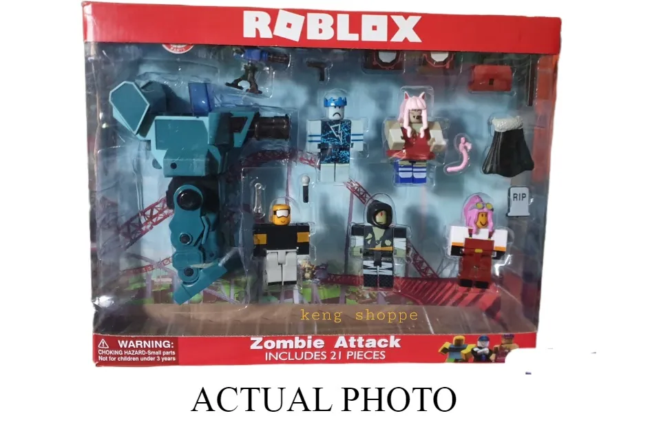 Roblox roblox action collection - tower defense simulator: last stand  playset [includes exclusive virtual item]