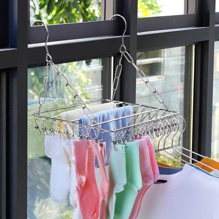 Stainless Steel Window Drying Rack, Window Hanger, Shoe Drying Rack ...