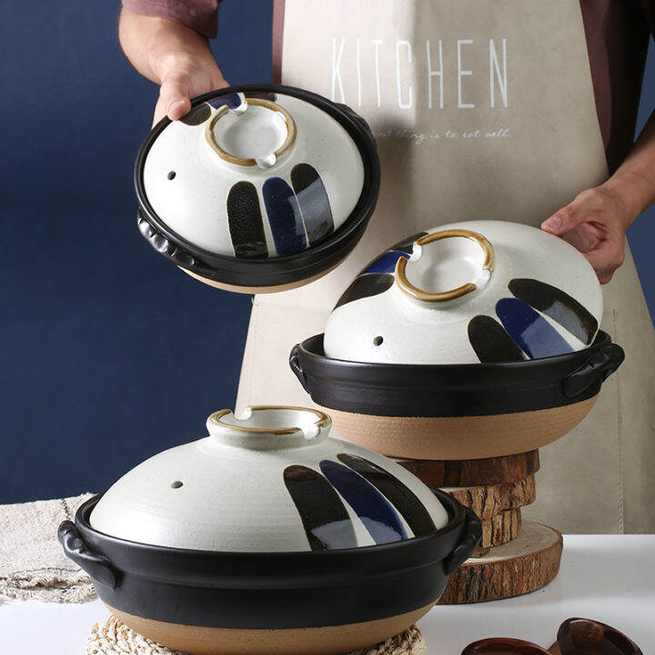 Japanese Style Casserole/Stewpot Household Gas Claypot Rice Olla Small