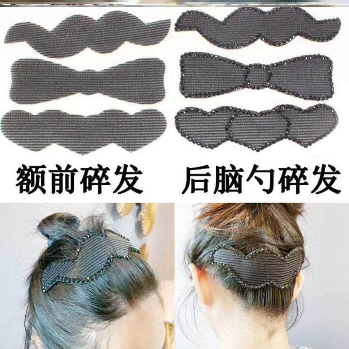 Back Head Stick Bangs Stickers Cartoon Bangs Hair Stickers Women