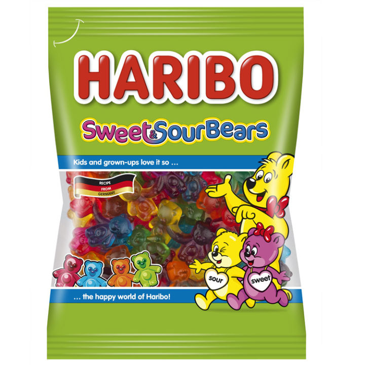 German Haribo Haribo Hand in Hand Gummy Bear Fruit Flavor Snack Sweet ...