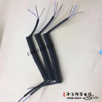 6 Core Shielded Spring Cable, Spring Cable Spring 3 Core