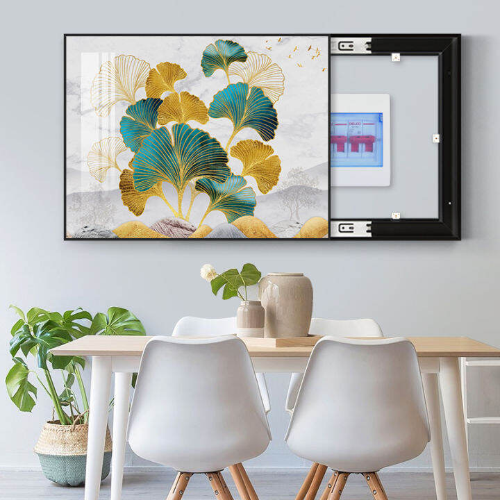 Nordic Electric Meter Box Decorative Painting Light Luxury Electric