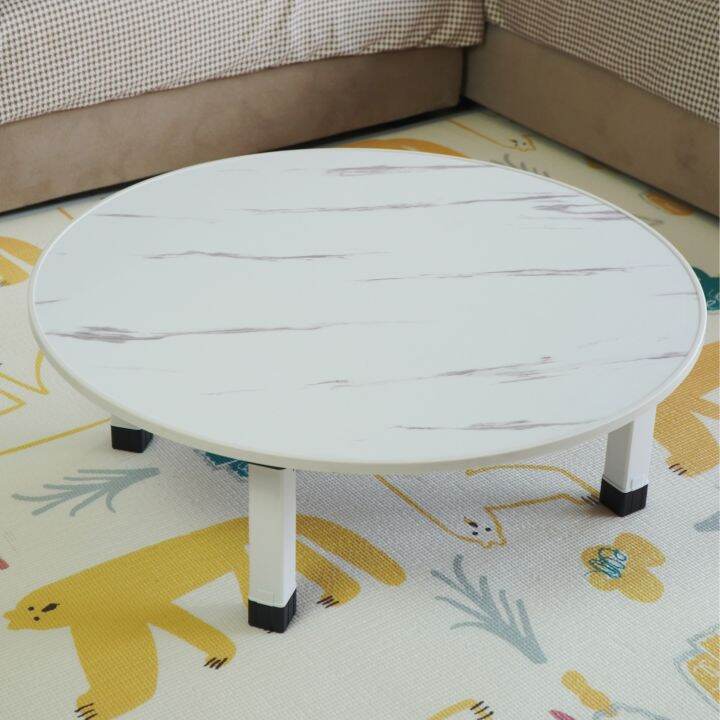 Korean style Japanese Style Tatami Folding round Stool Table Northeast Low Table Home round