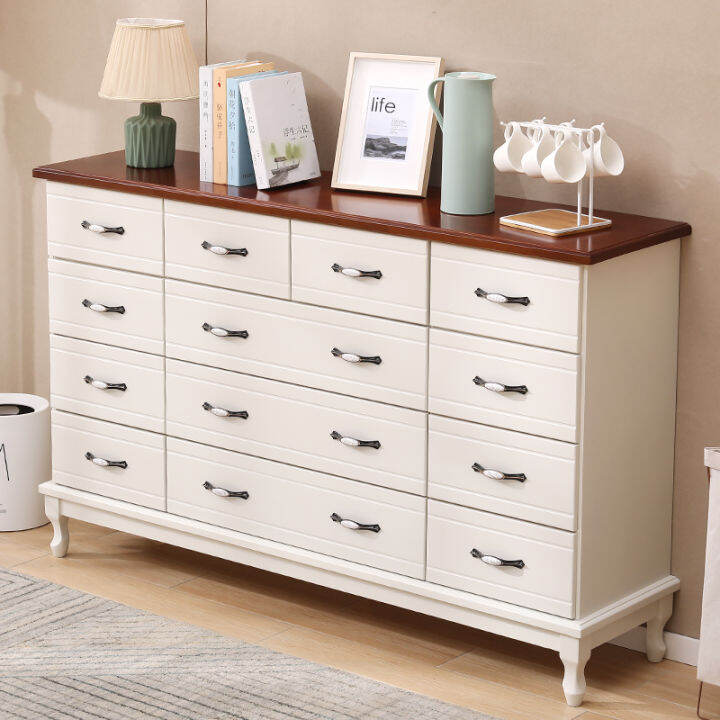 Solid Wood Chest of Drawers Storage Small Apartment Chest of
