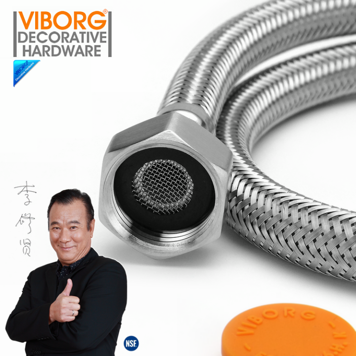 Hong Kong Yubao 304 Stainless Steel Braided Hose Double 4Joint Water