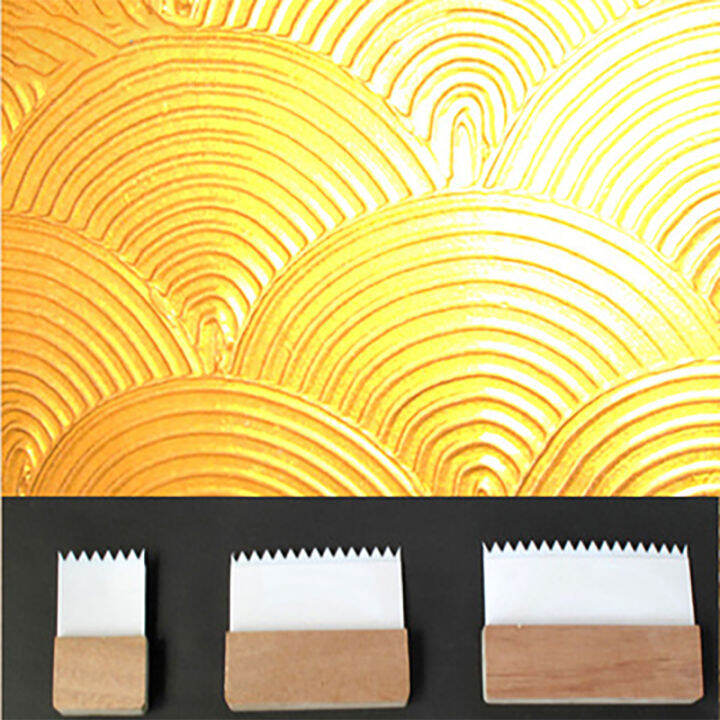 Art Paint FanShaped Scraper Texture Paint Diatom Mud Texture Paint