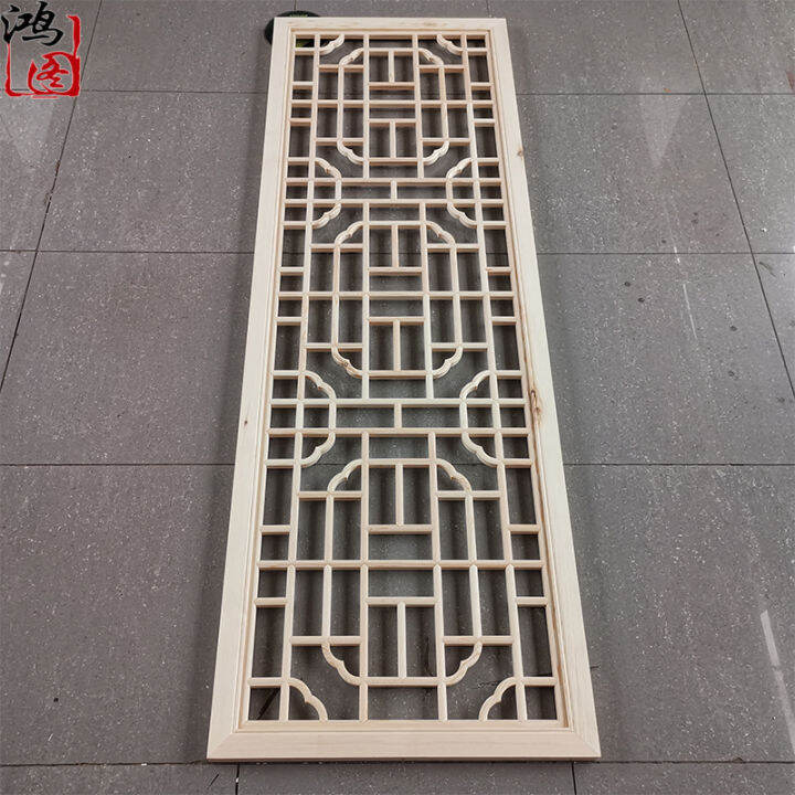 Dongyang Wood Carving Carved New Chinese Style Wooden Window Antique ...