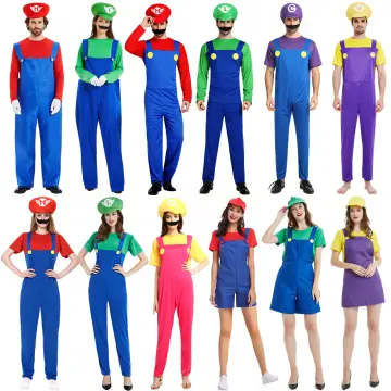 Super Mario Bros Princess Peach Cosplay Dress Costume For Kids Girls  Classic Game Plumber Princess Carnival Party Roleplay Fancy Dress Up