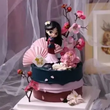 Mulan Doll Cake | Mulan (1998)| Disney Princess Cakes| MiightyMix | 🎶Whooo  is that CAKE I see, staring straight back at me?🎶 How to decorate a Disney Princess  Mulan cake from nothing