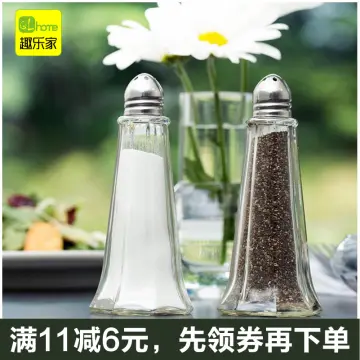 1PC Small Spice Salt and Pepper Bottles Mini Glass Condiment