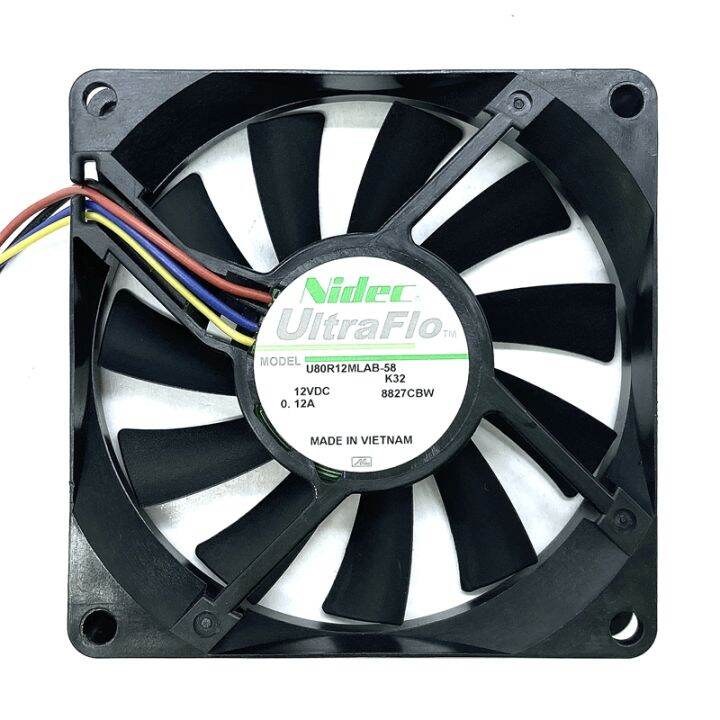 8015 Power Supply Fan 2Pin 12V Small 3P Silent CPU Radiator Fan