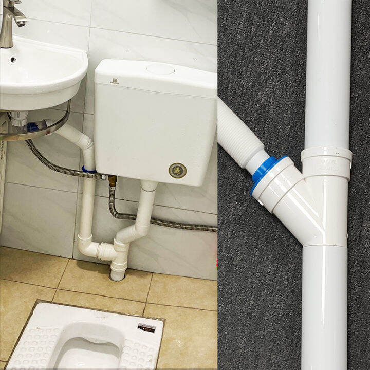 Toilet Water Tank Drain Pipe Tee Junction Washbasin Downpipe External Sealing Ring 32 50 Water