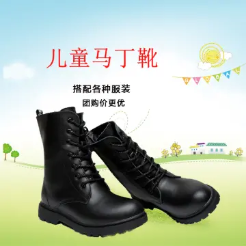 Girls on sale army boots