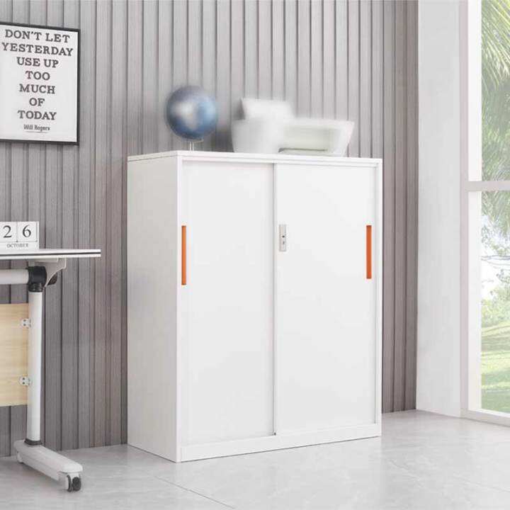 Office File Sliding Door Iron Low Glass Door