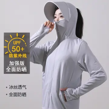Sun Protection Ice Silk Hoodie - Best Price in Singapore - Apr 2024