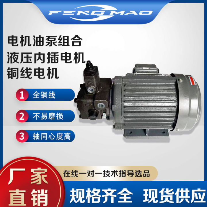 Hydraulic Internal Shaft Motor Oil Pump Combination 0. 75kW/Vp15/CBN,1 ...