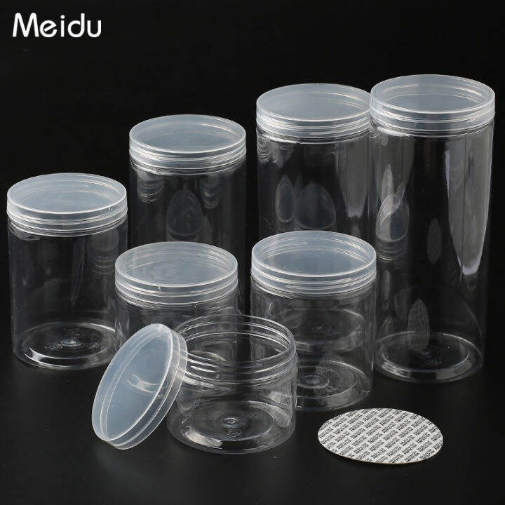 Transparent Plastic Cans Snack Dry Goods Nut Sealed Plastic Bottle Food