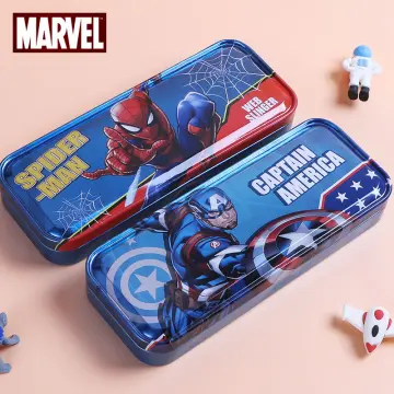 Batman, Captain of America metal pencil box