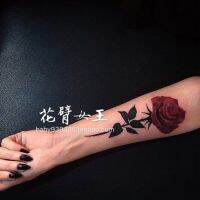 สติกเกอร์สักลายดอกไม้แขนสำหรับสาวๆ S70