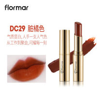 Flora flormar ลิปสติก dc29สีส้มสกปรก39ลิปสติกเนื้อกำมะหยี่สีทองเนื้อด้านของแท้จากตุรกี