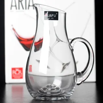 1500ml Crystal Glass Horn Red Big Wine Decanter Brandy Pourer Jug Wine  Container Water Bottle Drinking Glasses Carafe Bar Set