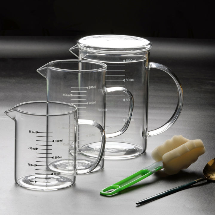 Glass Measuring Cup with Scale High Temperature Resistant