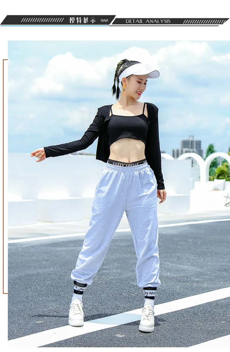 Brand New Women Casual Fashion High Waist Hip Hop Dance Sport Running  Jogging Harem Pants Sweatpants Jogger Baggy Trousers  Price history   Review  AliExpress Seller  Women CC Store  Alitoolsio
