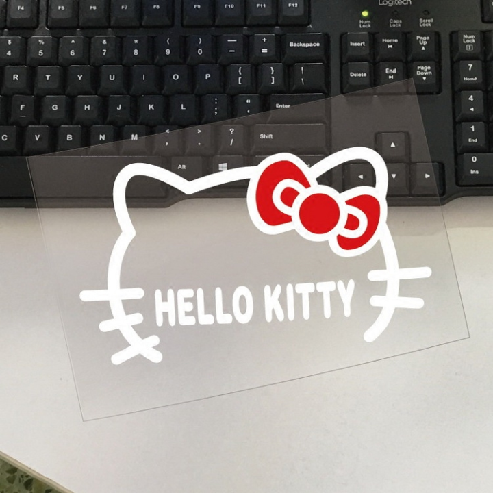 Hellokitty Bumper Stickers Classic Cartoon Car Stickers Bumper Stickers