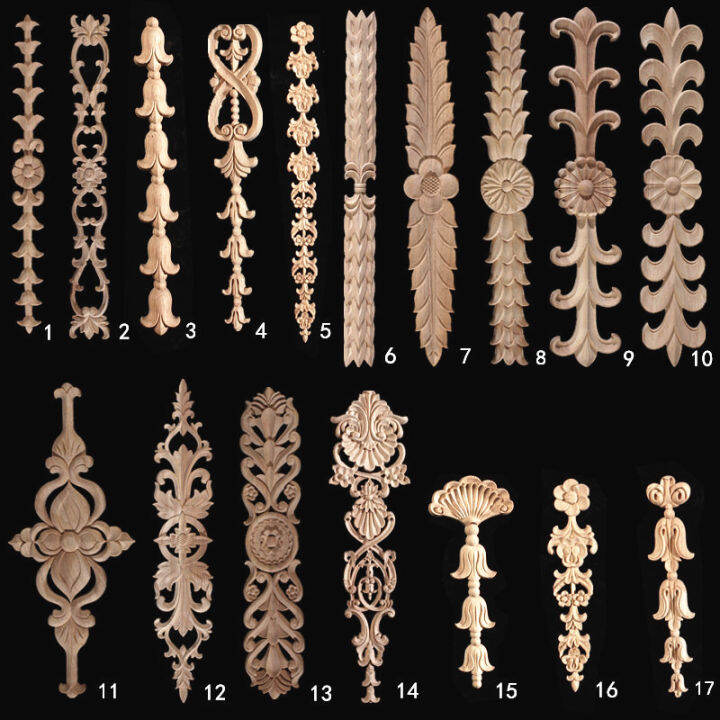Solid Wood Carving Decals Solid Wood Carving Decals European Vertical
