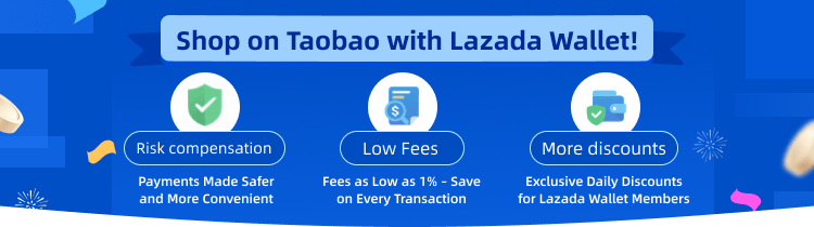 Shop on Taobao with Lazada Wallet