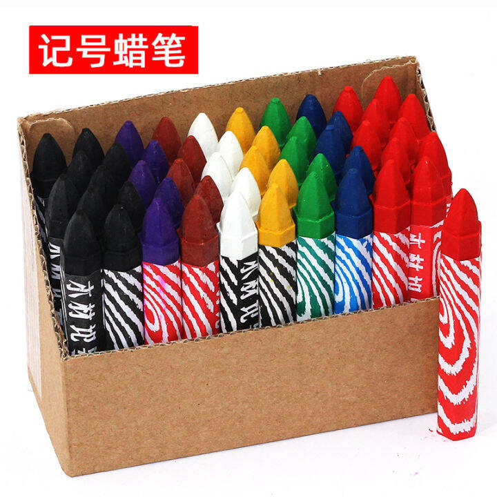 Wood Mark Crayon Stone Crayon Large Crayon Red Black Crayon Rough