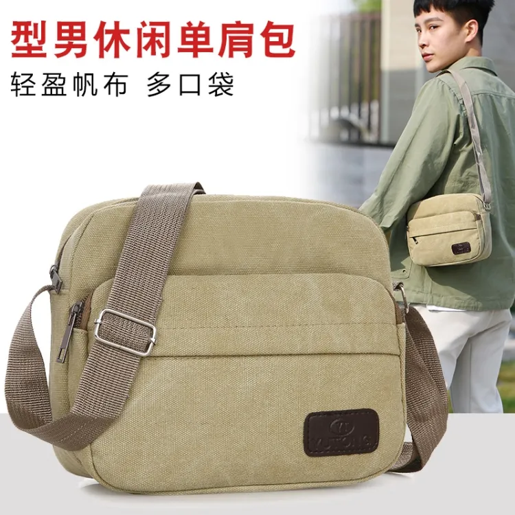 Men's on sale canvas handbags