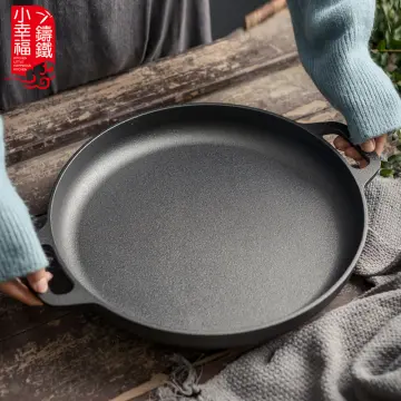 Thickened Cast Iron Shandong Grains Pancake Griddle Griddle Household  Uncoated Pan Chinese Omelet Wrap Tools