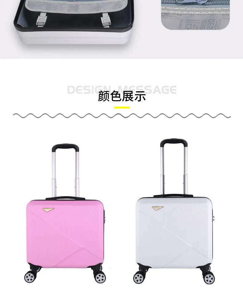 KLQDZMS 2024 Inch High-quality Men's Universal Wheel Trolley Suitcase  Women's Hand Luggage Waterproof Boarding Password Case