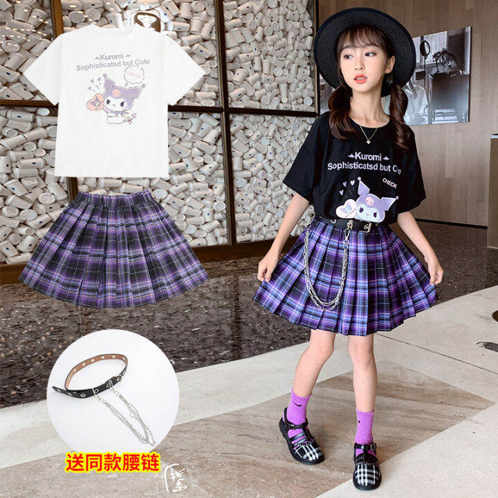 JK Summer Dress Medium and Large Children's Online Celebrity Western