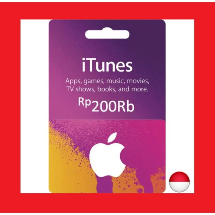 apple gift card indonesia