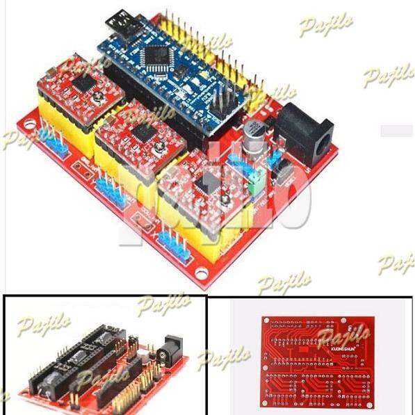 Arduino Nano + CNC Shield V4 Router Engraving 3D Printer 3 axis Driver ...