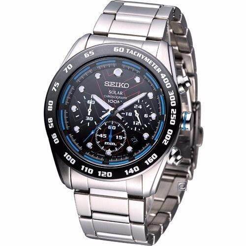 Seiko Criteria SSC123P1 Solar Chronograph 100M Jam Tangan Pria Sport
