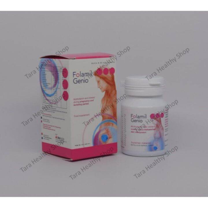 Dexa Medica Folamil Genio - 30 Soft Capsules (Multivitamin Dan Mineral ...