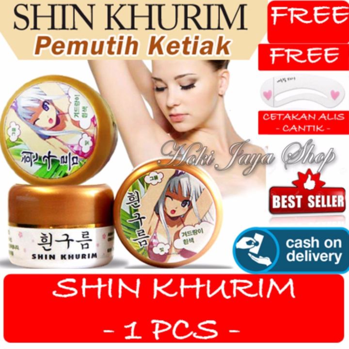 Hoki Cod Shin Khurim Shinkurim Shin Kurim Pemutih Ketiak Dan Selangkangan Premium 1 Pcs