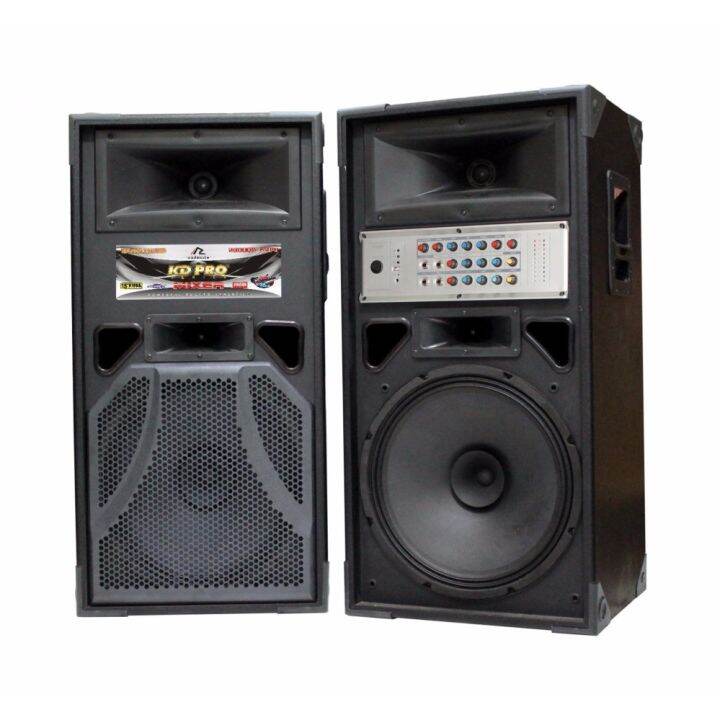 Roadmaster Speaker Aktif Single Mixer Usb Port Bluetooth Kd Pro Mix Bt Hitam