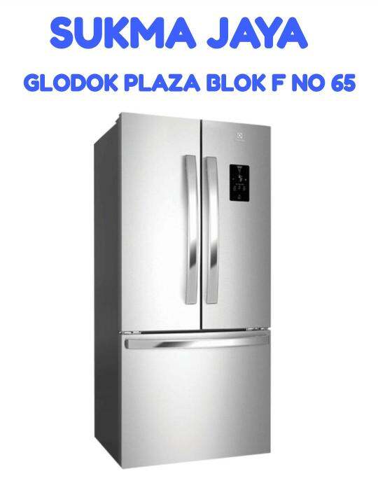 ELECTROLUX KULKAS INVERTER FRENCH DOOR FREEZER BAWAH 520 LITER